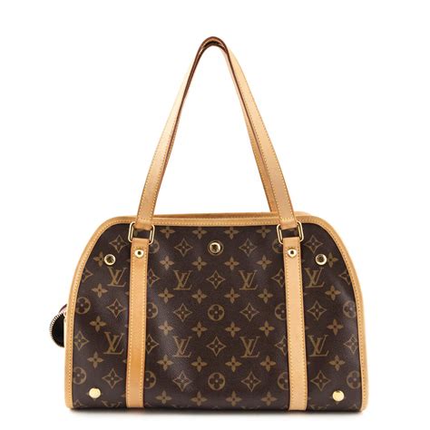 louis vuitton dog carrier baxter monogram pm brown|LOUIS VUITTON Monogram Baxter PM Dog Pet Carrier.